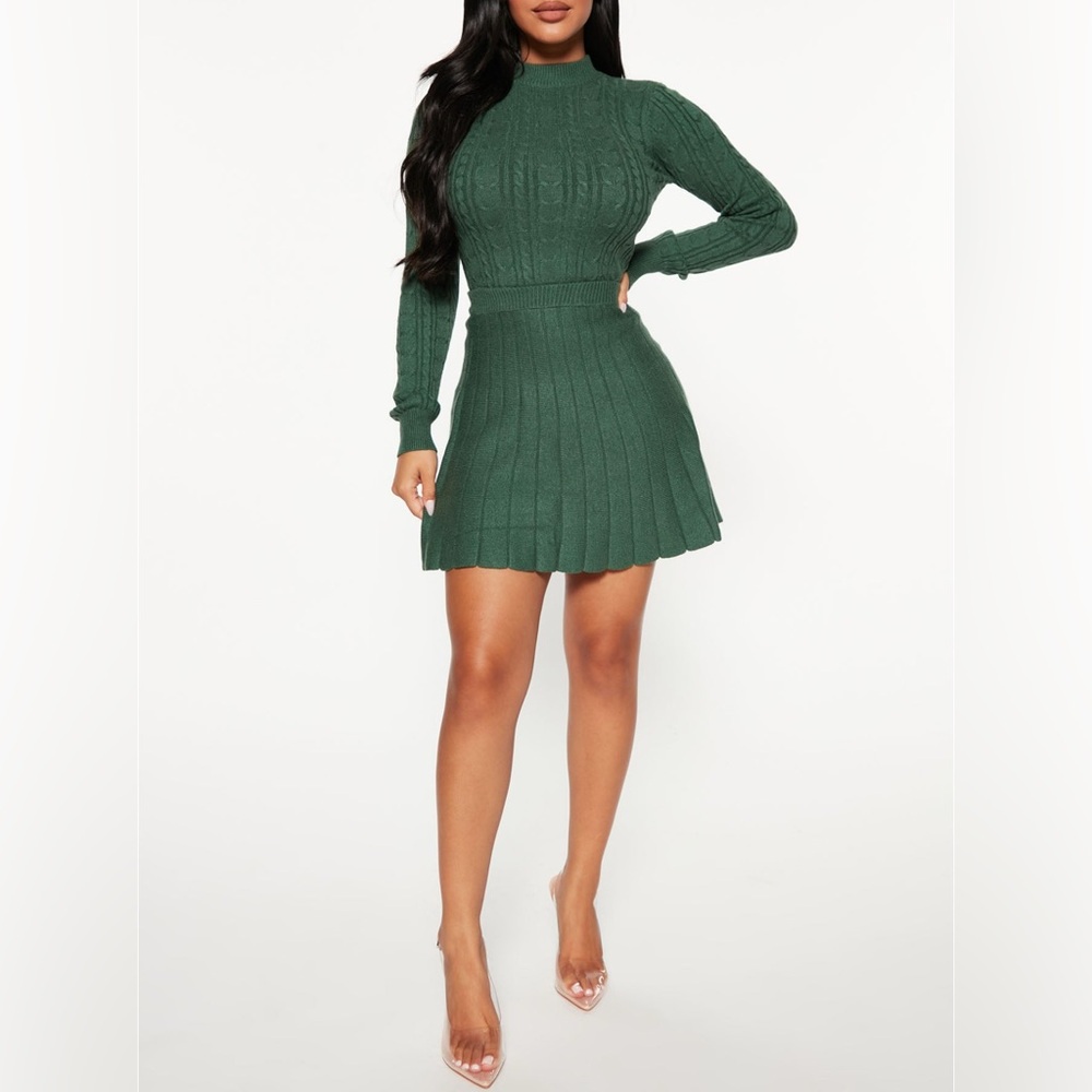 Fashion Nova Selene Sweater Skirt set Size XS: new with tags